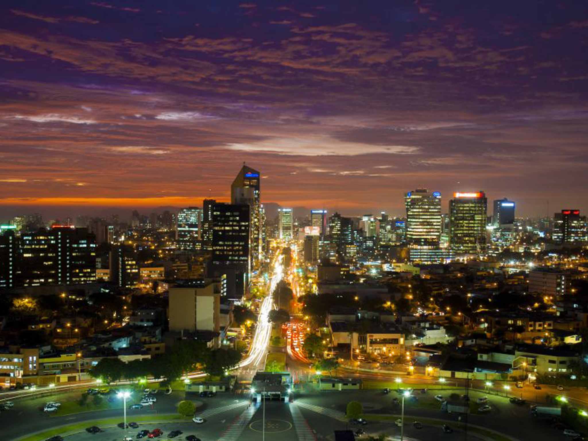 Lima's skyline