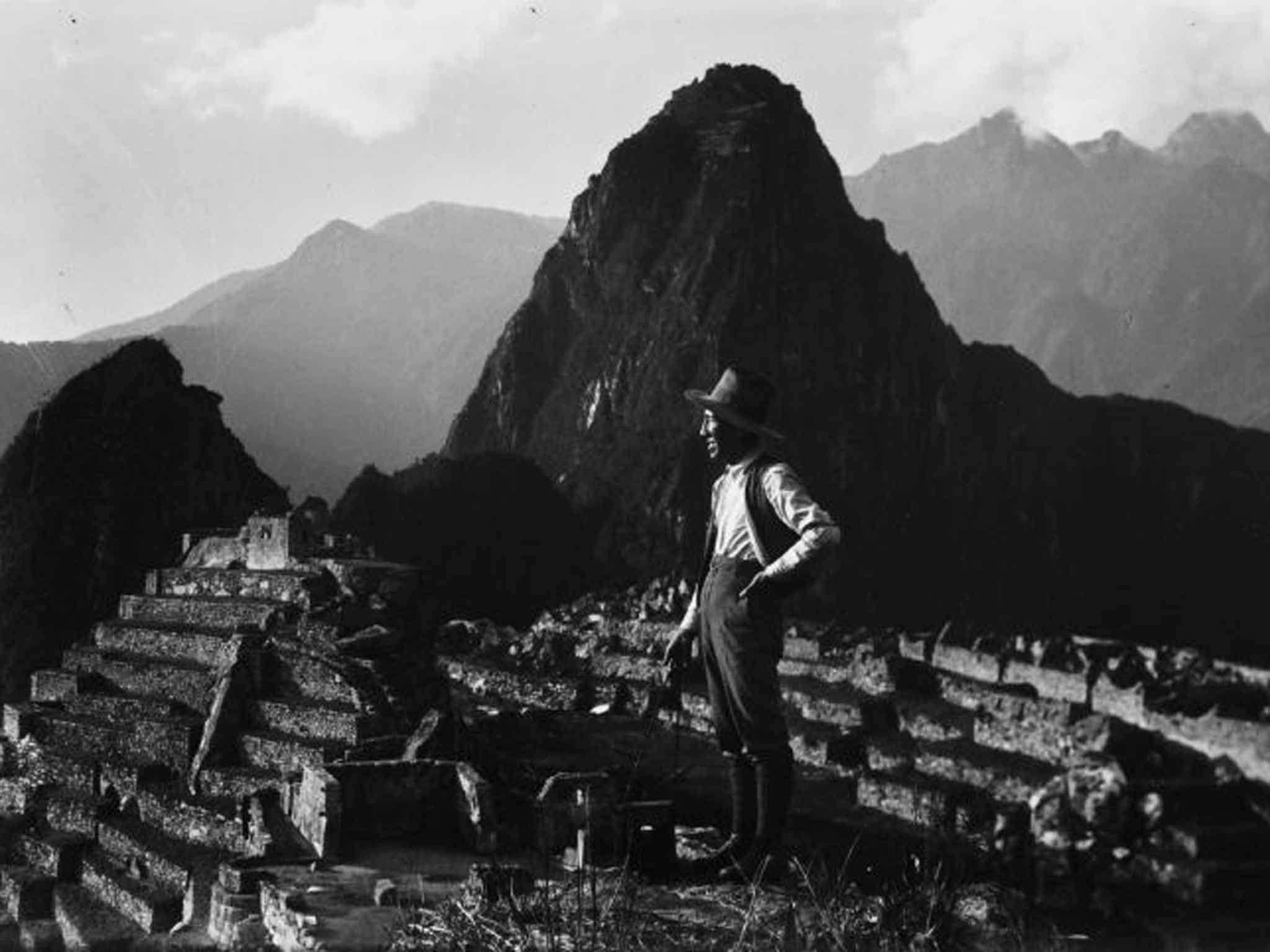 Martin Chambi in Machu Picchu, circa 1924