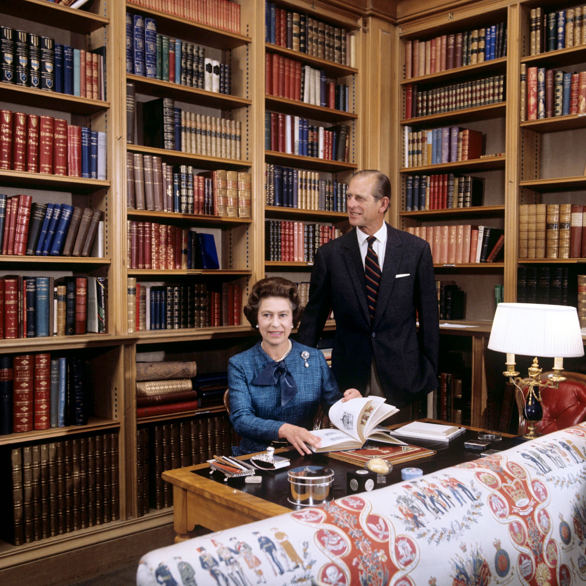 Queen Elizabeth II and the Duke of Edinburgh during their traditional summer break at Balmoral Castle in 1976. The highland retreat is one of the Queen's favourite places, each year, she heads off to Scotland for the summer. ‘It is rather nice to hibernate for a bit when one leads such a moveable life,’ she once said