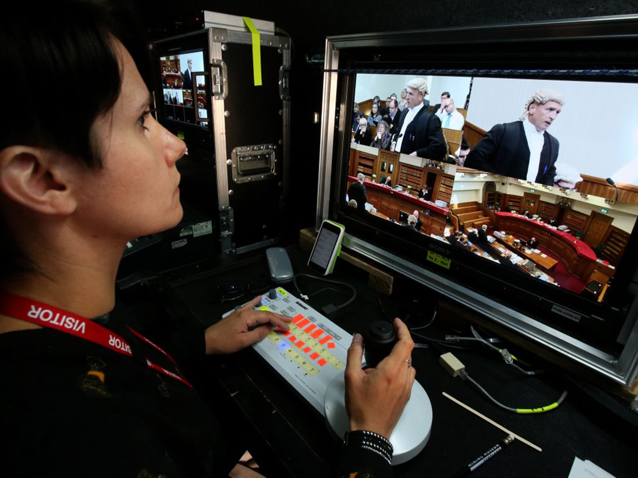 Cameras were allowed to broadcast live from Scotland’s highest court for the first time
