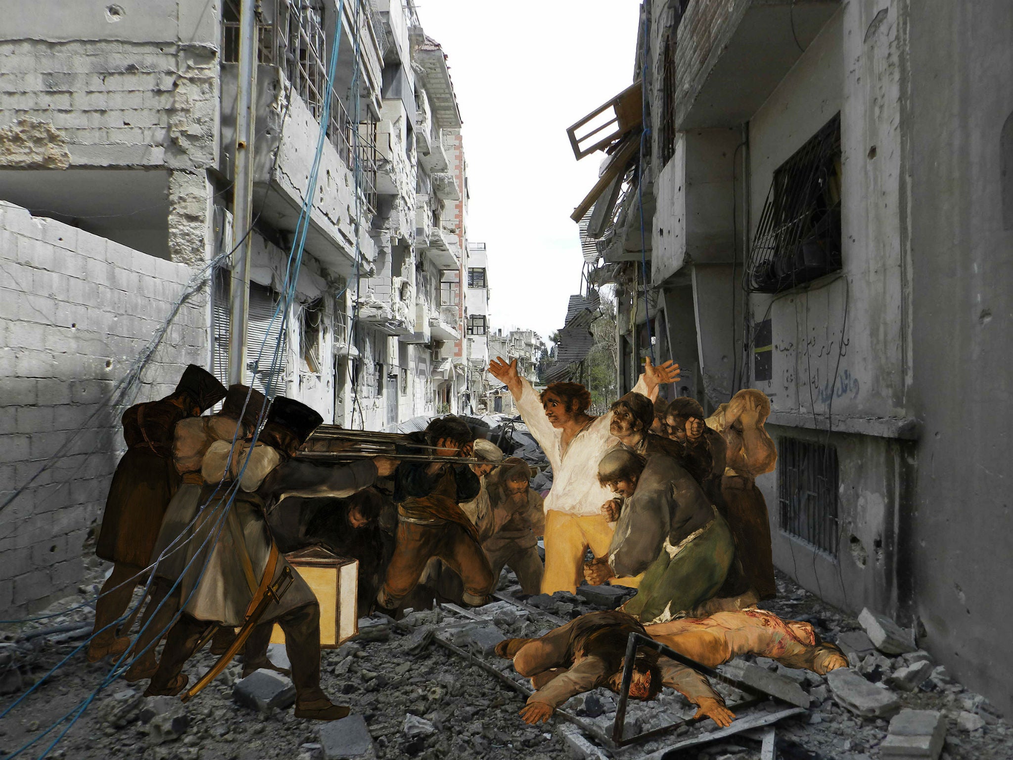 Tammam Azzam, 'Goya', Syrian Museum series