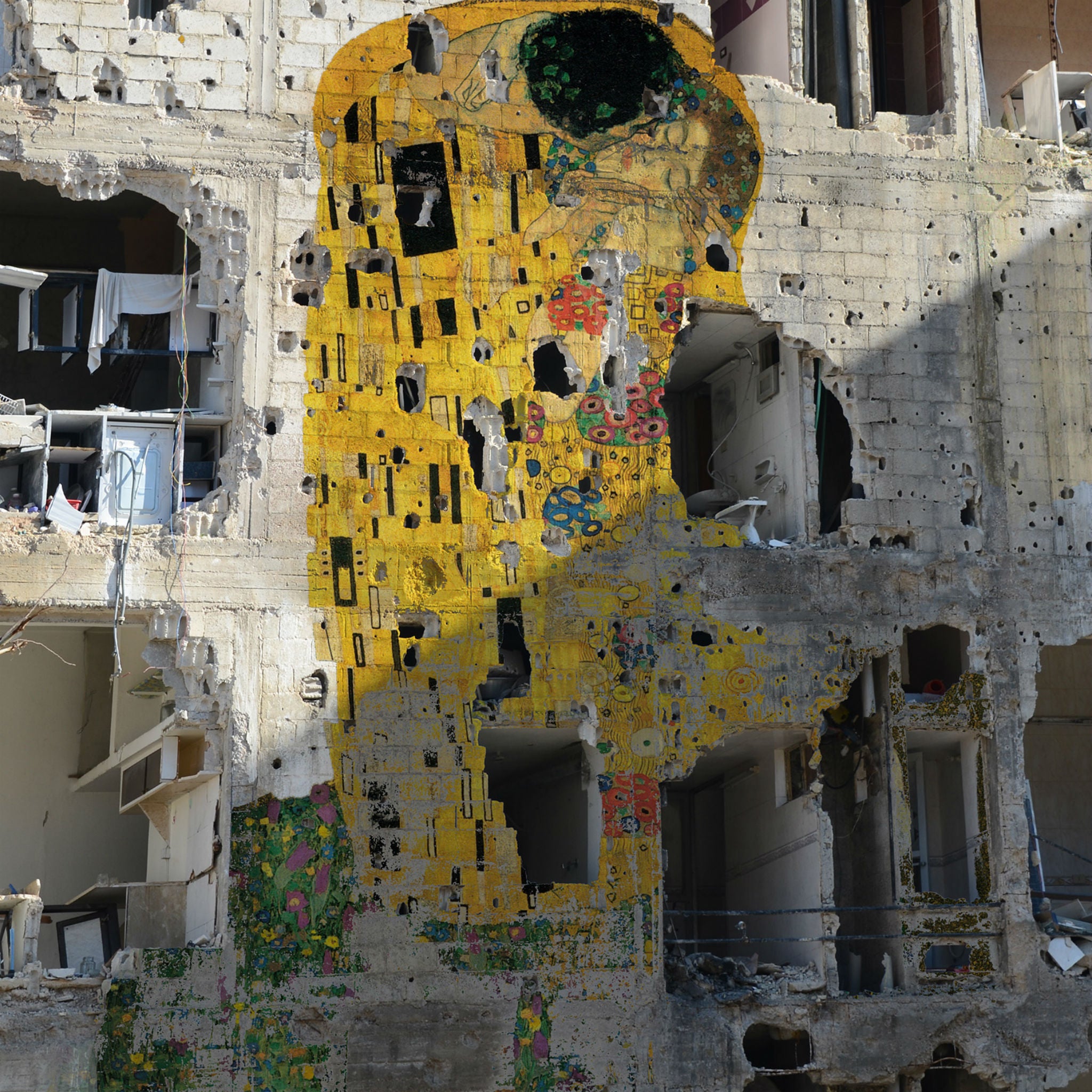 Tammam Azzam, 'Freedom Graffiti', Syrian Museum series