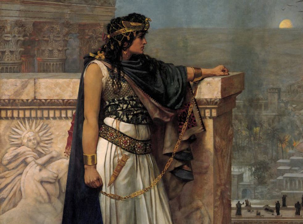 'Queen Zenobia's Last Look Upon Palmyra' by Herbert Schmalz