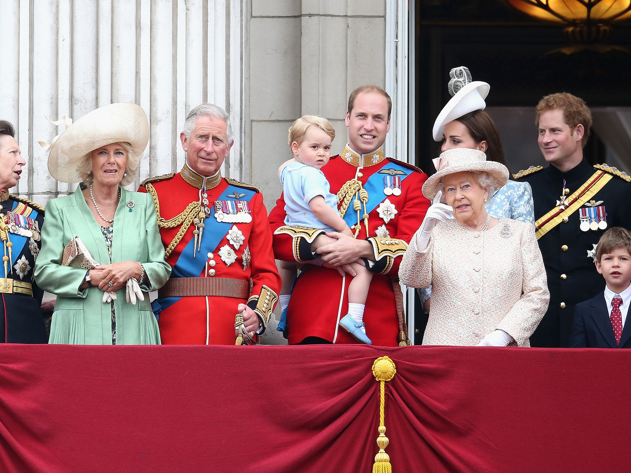 The royal family at the Trooping the Colour parade in London this year
