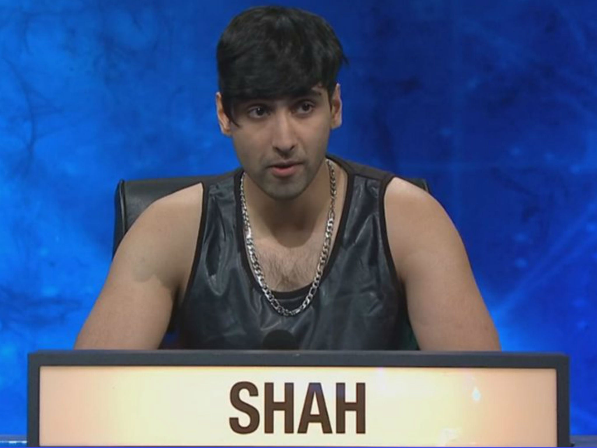 That leather vest and chain will go down in University Challenge history