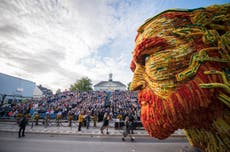 Corso Zundert parade honours Van Gogh with beautiful floats using up