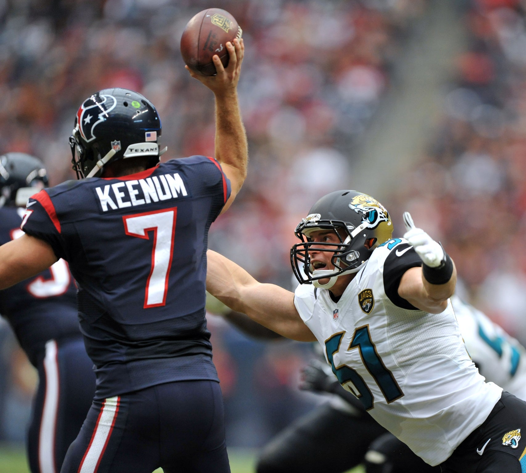 In action against AFC South rivals the Houston Texans