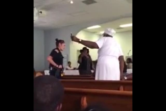Police interrupting church service causes outrage