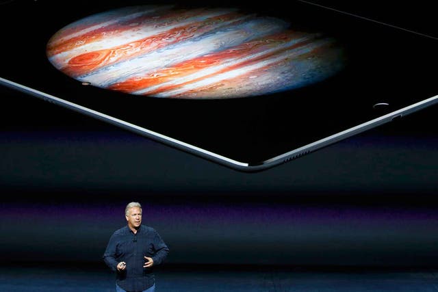 Phil Schiller, Apple's senior vice president of worldwide marketing, discusses the new iPad Pro 