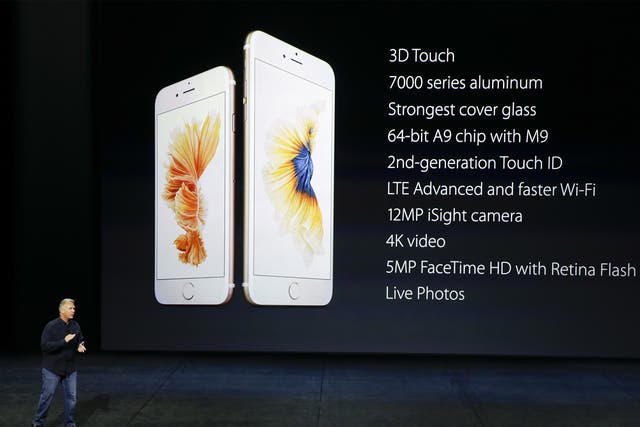 Phil Schiller, Apple's senior vice president of worldwide marketing, talks about the features of the new iPhone 6s and iPhone 6s Plus