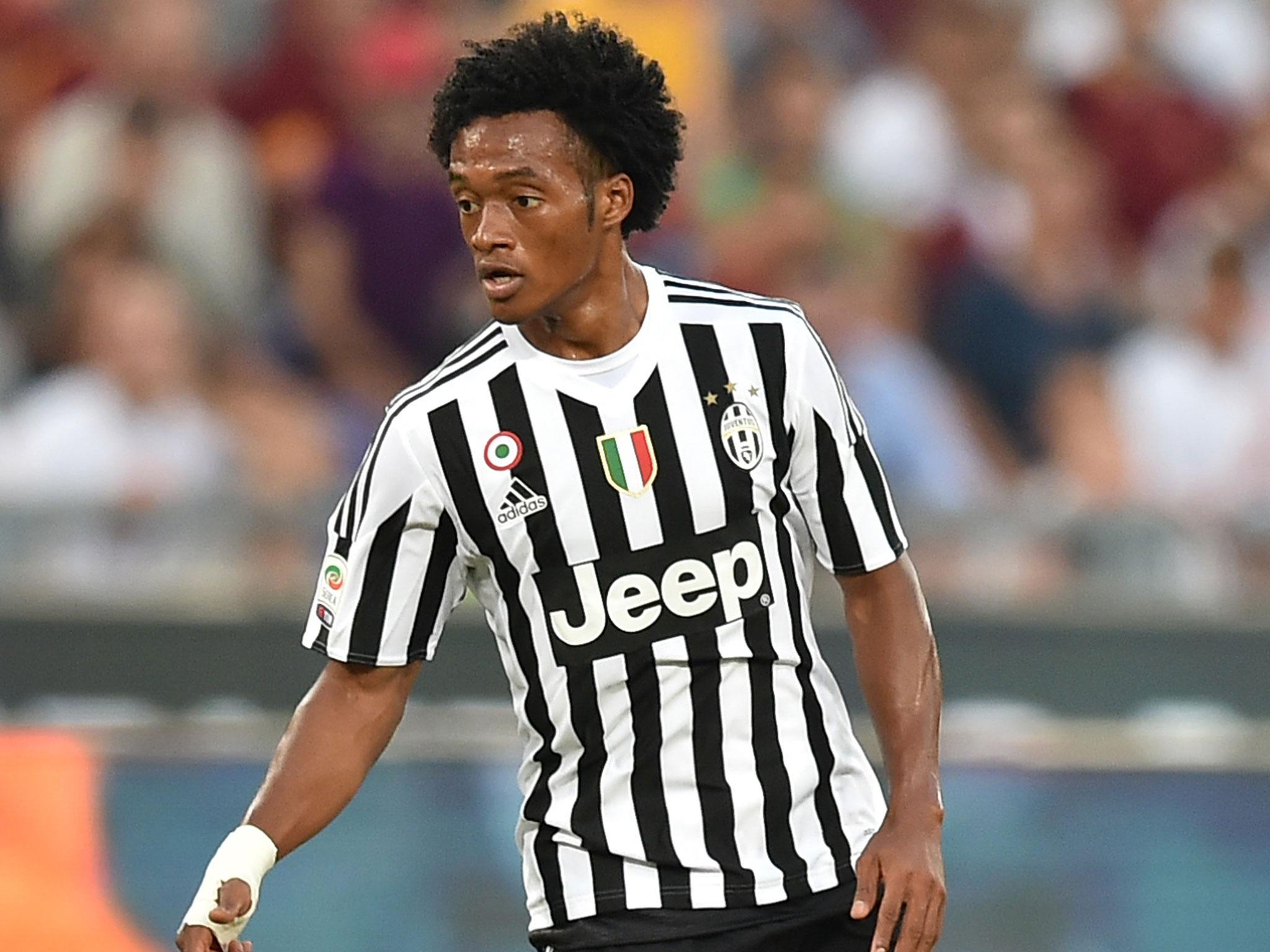 &#13;
Cuadrado spent the 2015/16 season on loan with Conte's former club Juventus (Reuters)&#13;
