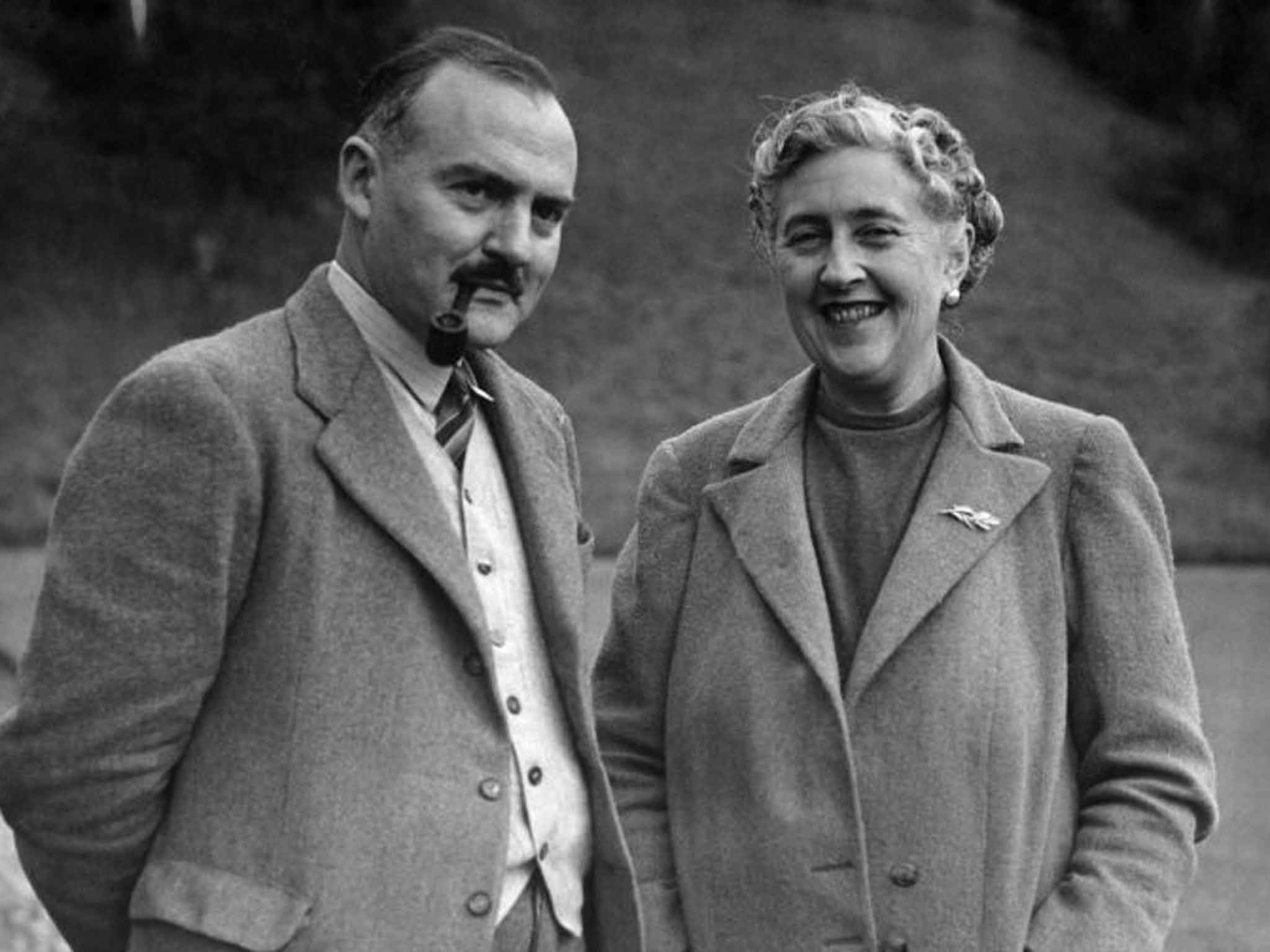 &#13;
Agatha Christie with her second husband, Max Mallowan. She vanished for 11 days when she discovered her first husband Archie was having an affair. She turned up in Harrogate &#13;
