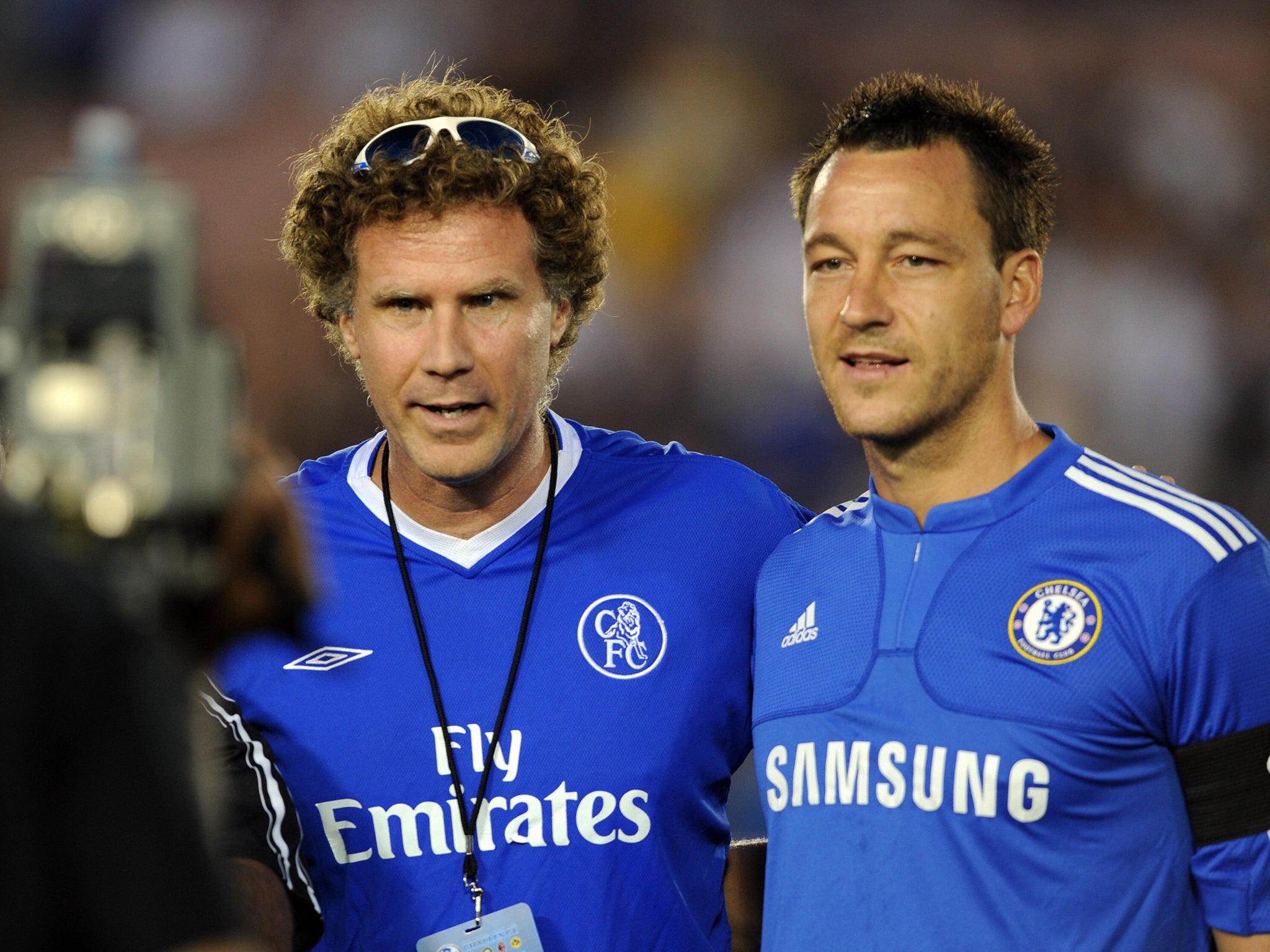 Will Ferrell, pictured with John Terry in 2009, is a long-time fan