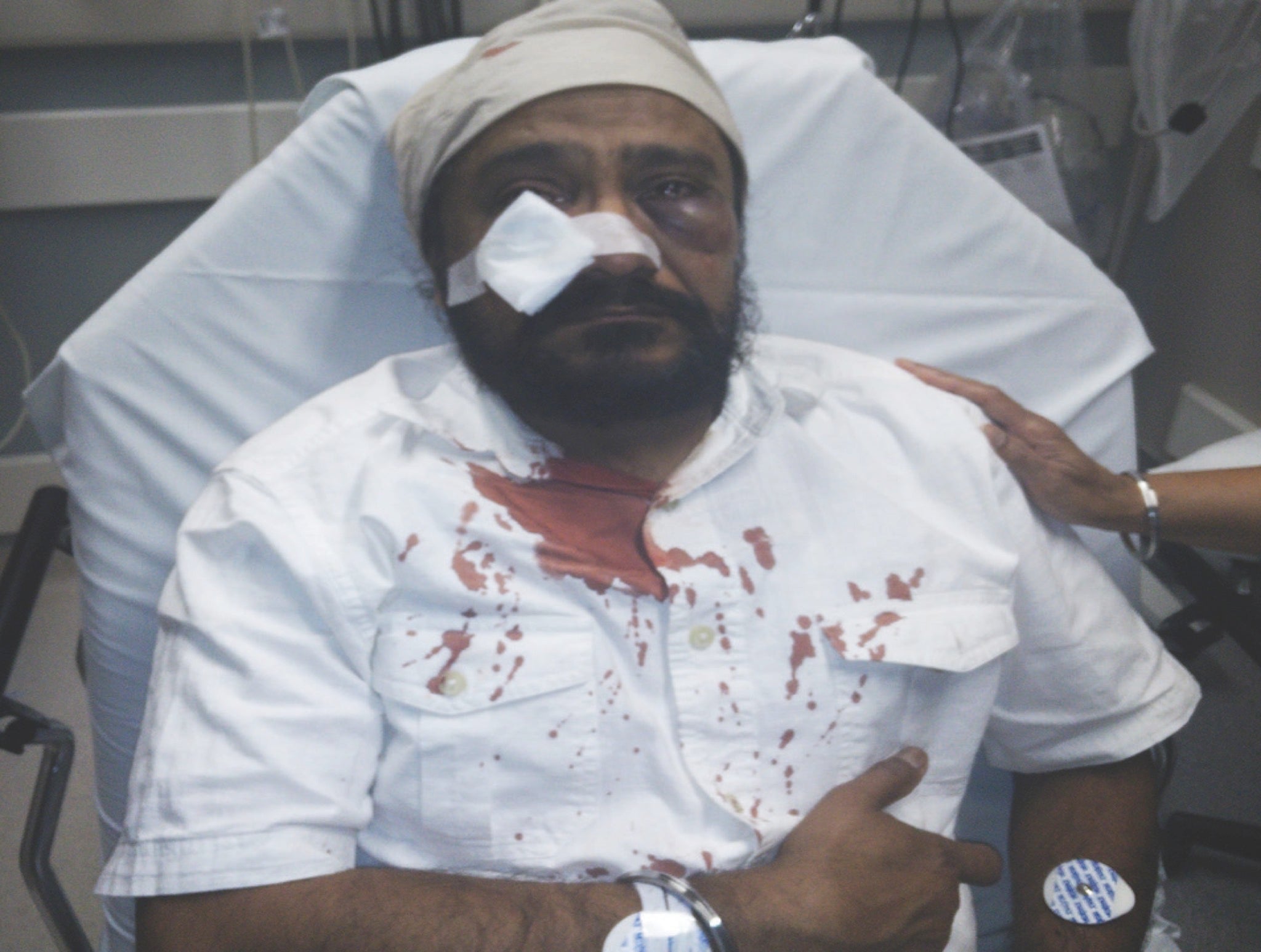 Inderjit Singh Mukker was attacked while driving to the shops