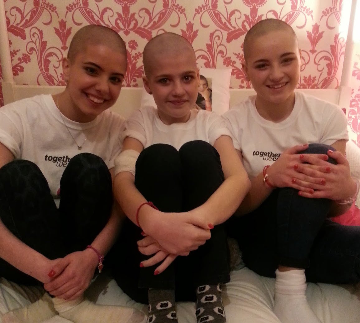 Last year Cecilia and her friends Hannah Phillips and Katie Miller raised £13,000 for charity by shaving their heads. They also donated their hair to The Little Princess Trust, which makes wigs for children who lose their hair during cancer treatment