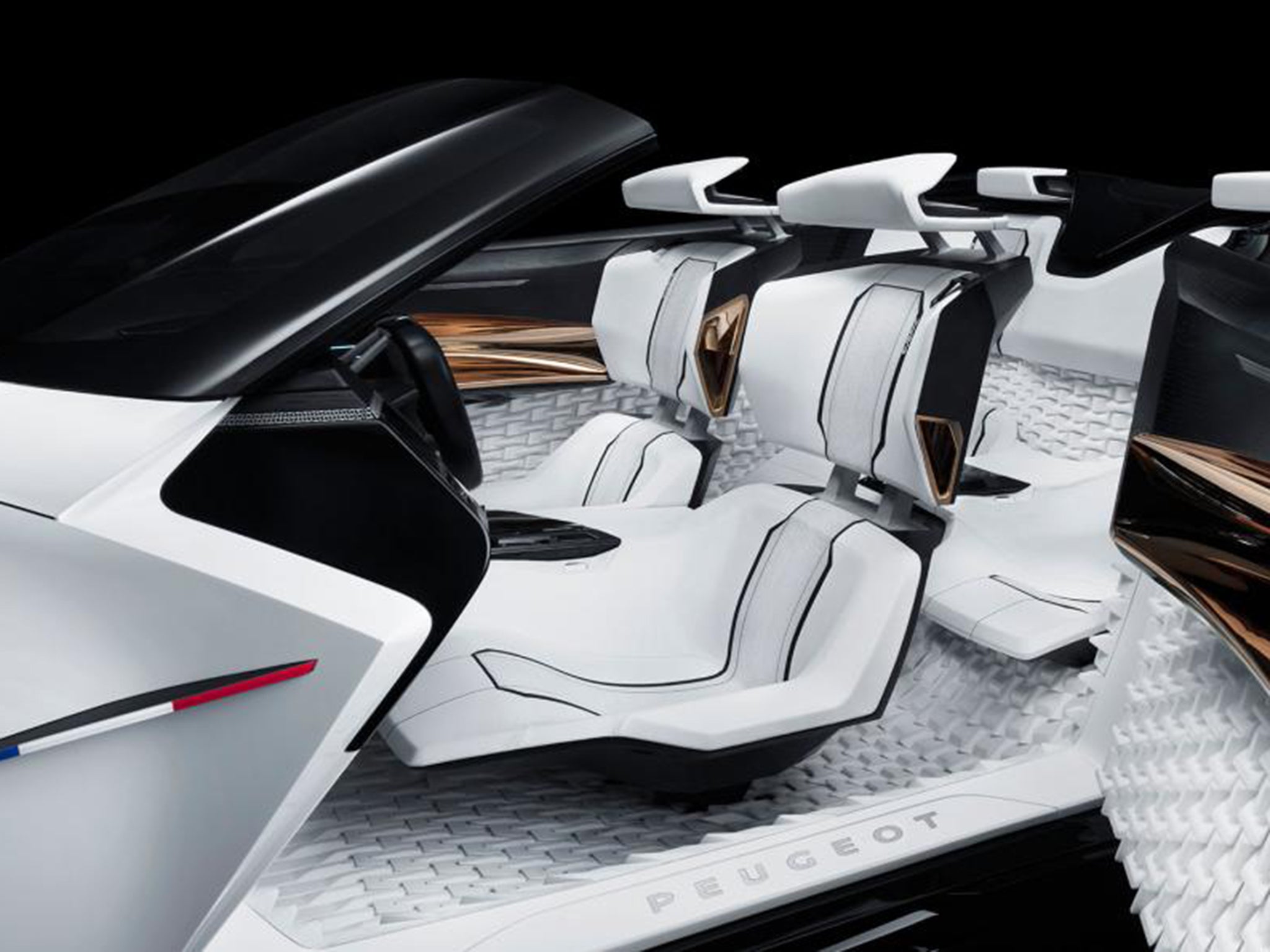 80% of its interior is formed from 3D-printed components.