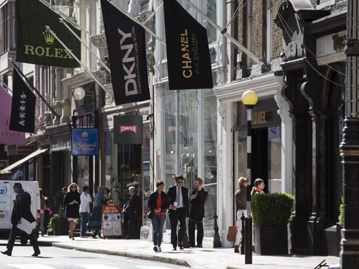 Chanel  Shopping in Bond Street, London