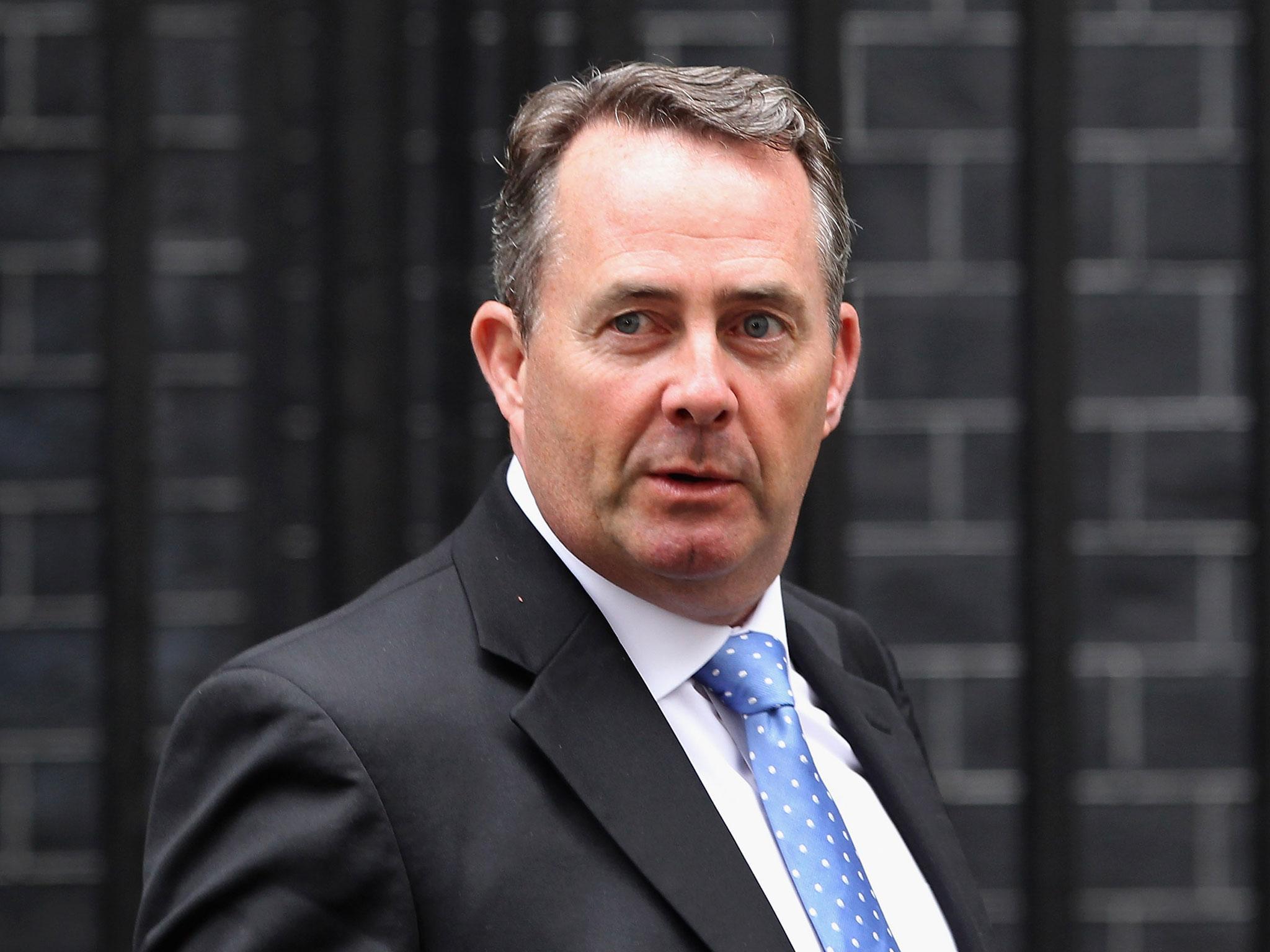 Dr Liam Fox, Conservative MP for North Somerset