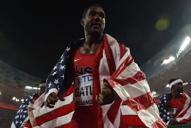Justin Gatlin has been tested for drugs 62 times this year according to his agent