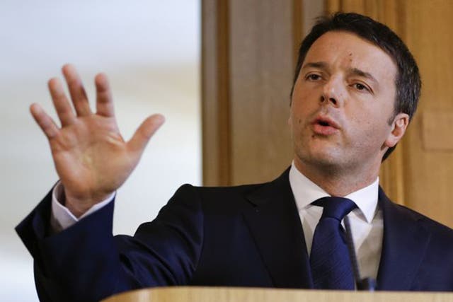 The Italian Prime Minister Matteo Renzi said Italy had felt abandoned in its efforts to deal with the refugee crisis