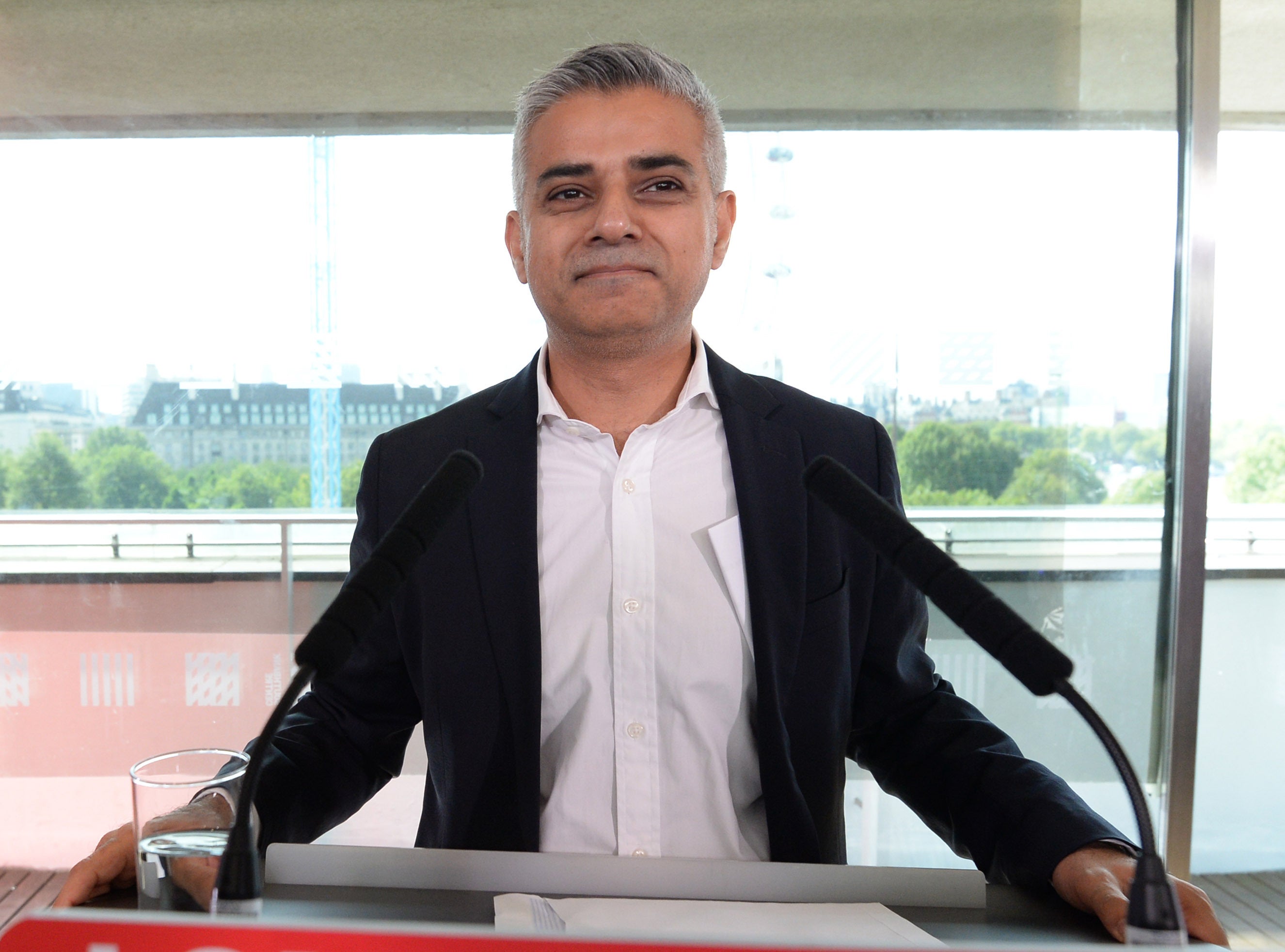 Sadiq Khan, Labour's candidate for London Mayor in next May's election