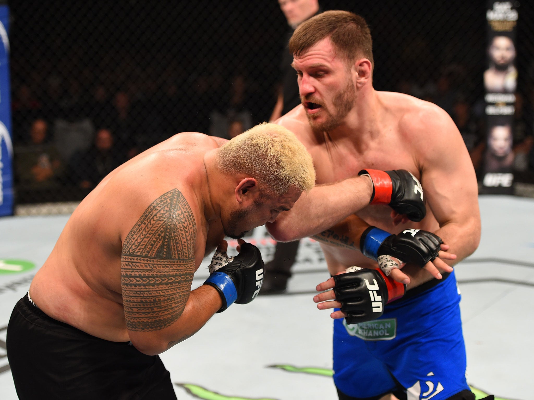 Stipe Miocic in action
