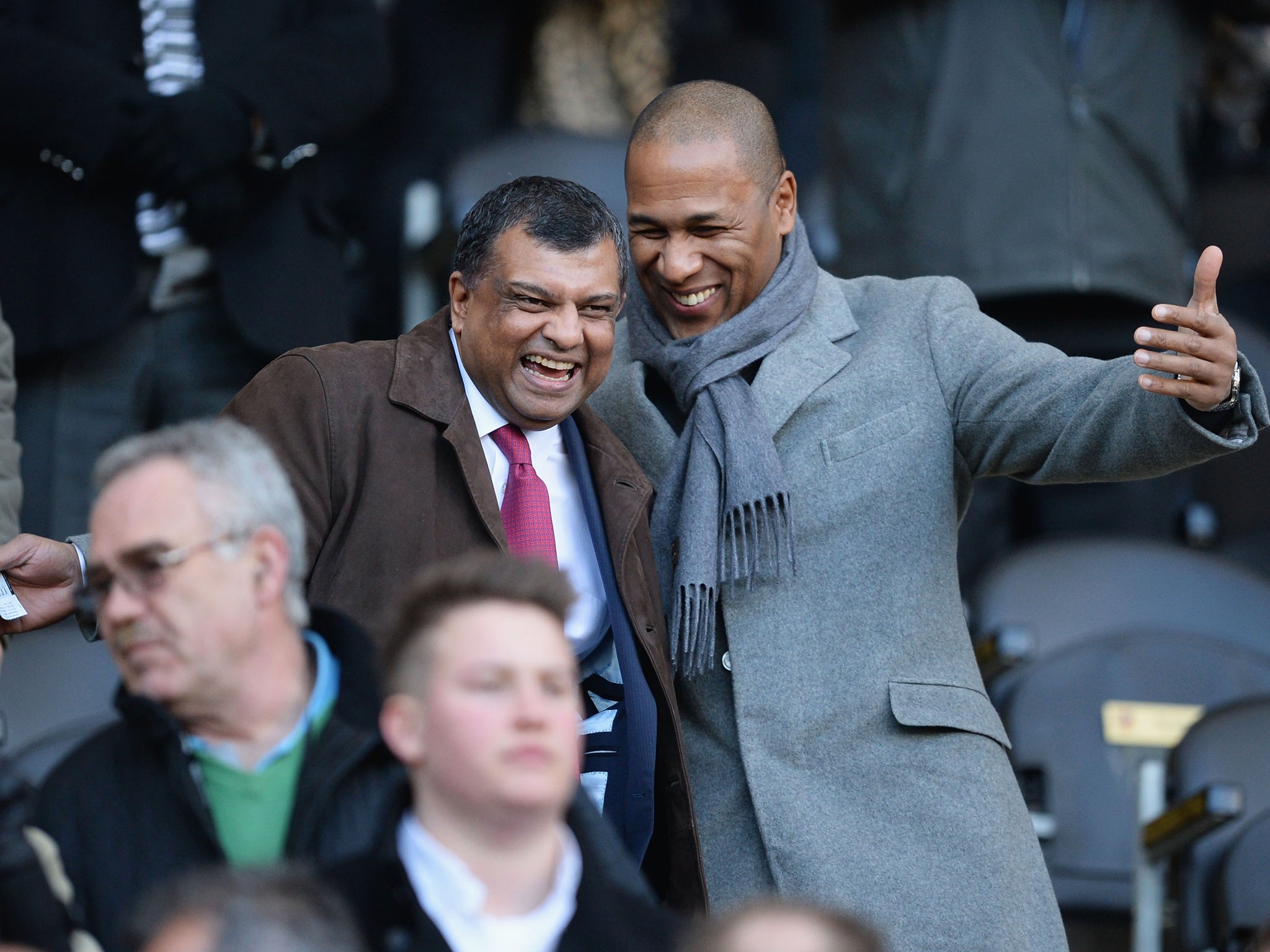 With QPR chairman Tony Fernandes