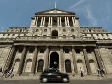 Interest rates to stay at record low of 0.5%, Bank of England says