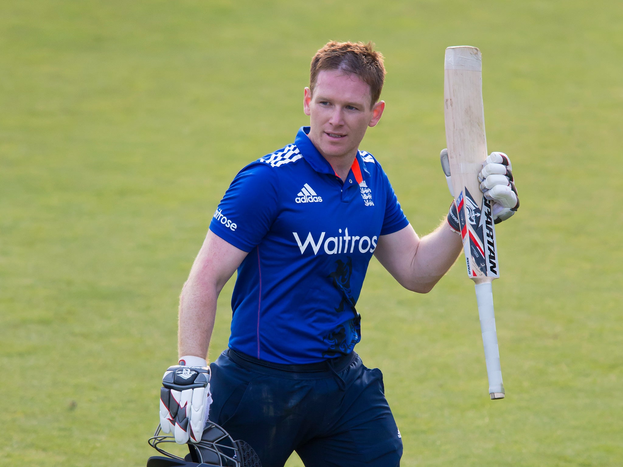England captain Eoin Morgan produced a beautifully controlled innings of 92 yesterday
