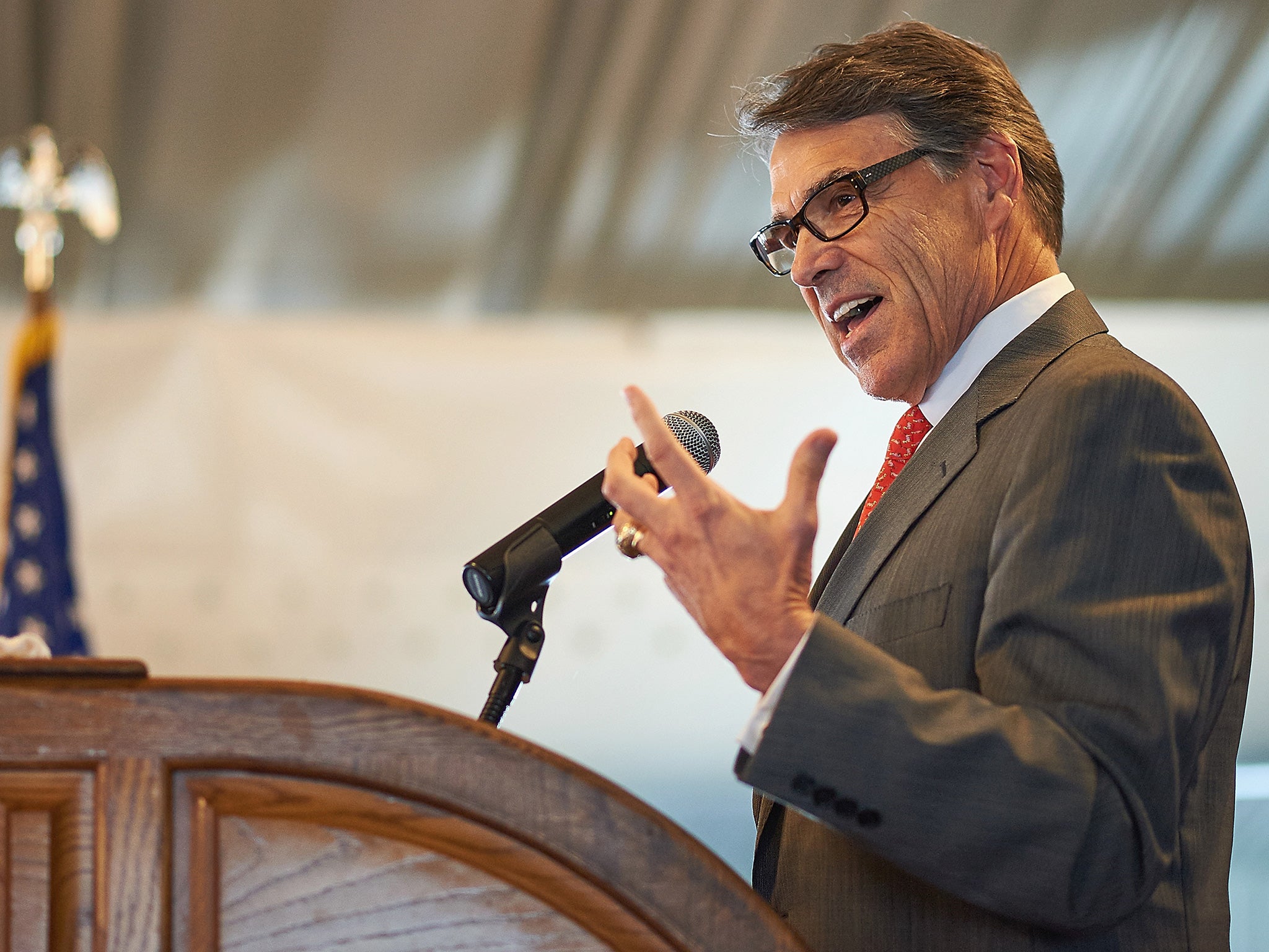 Rick Perry briefly led the presidential polls in 2012