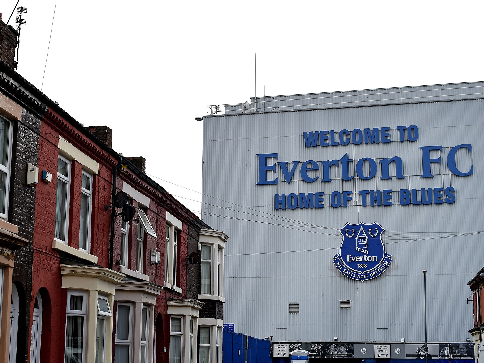 A view of Everton's Goodison Park