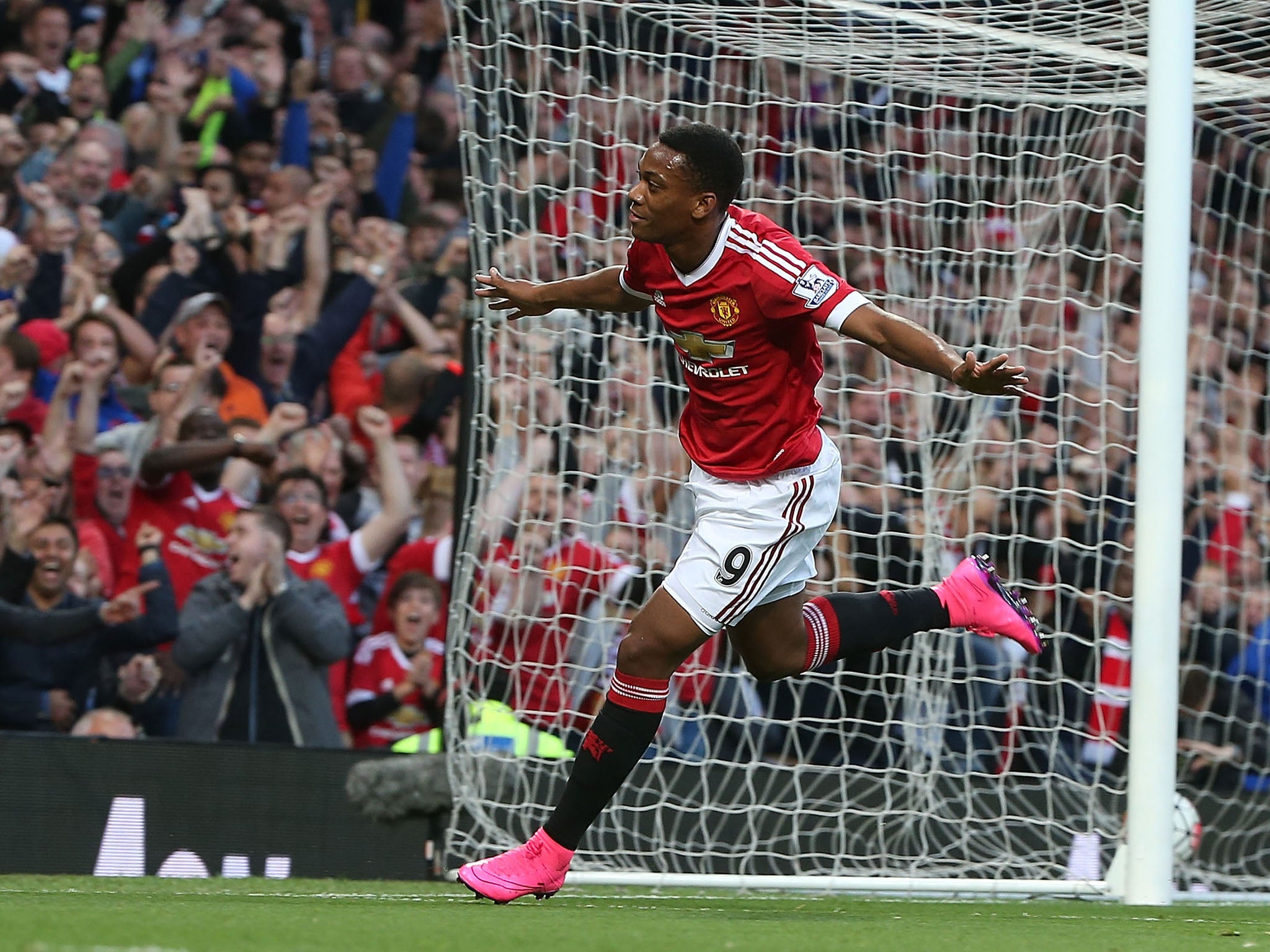 Martial has four goals in five games for his new club