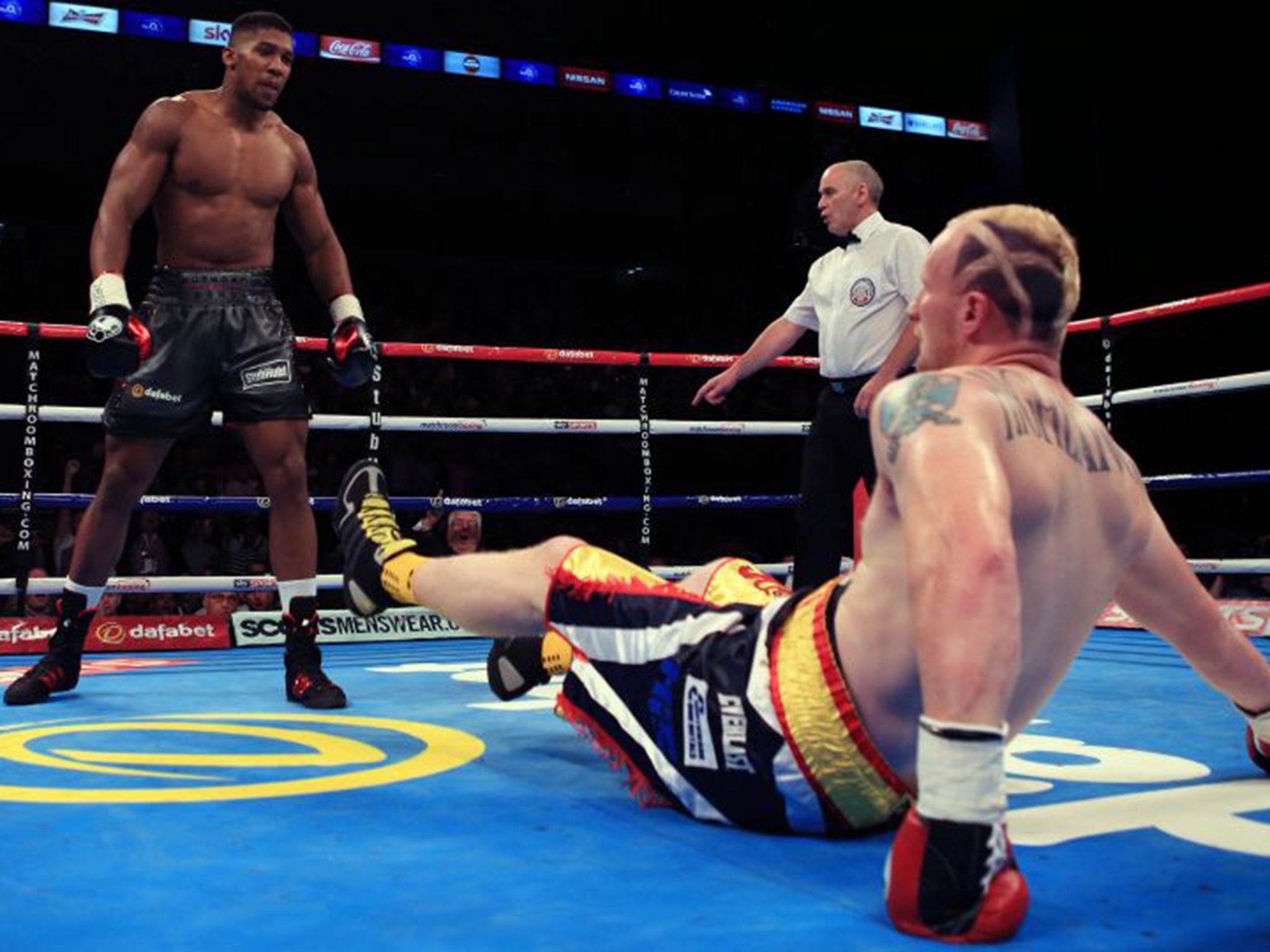 Anthony Joshua is yet to be tested in 14 professional fights