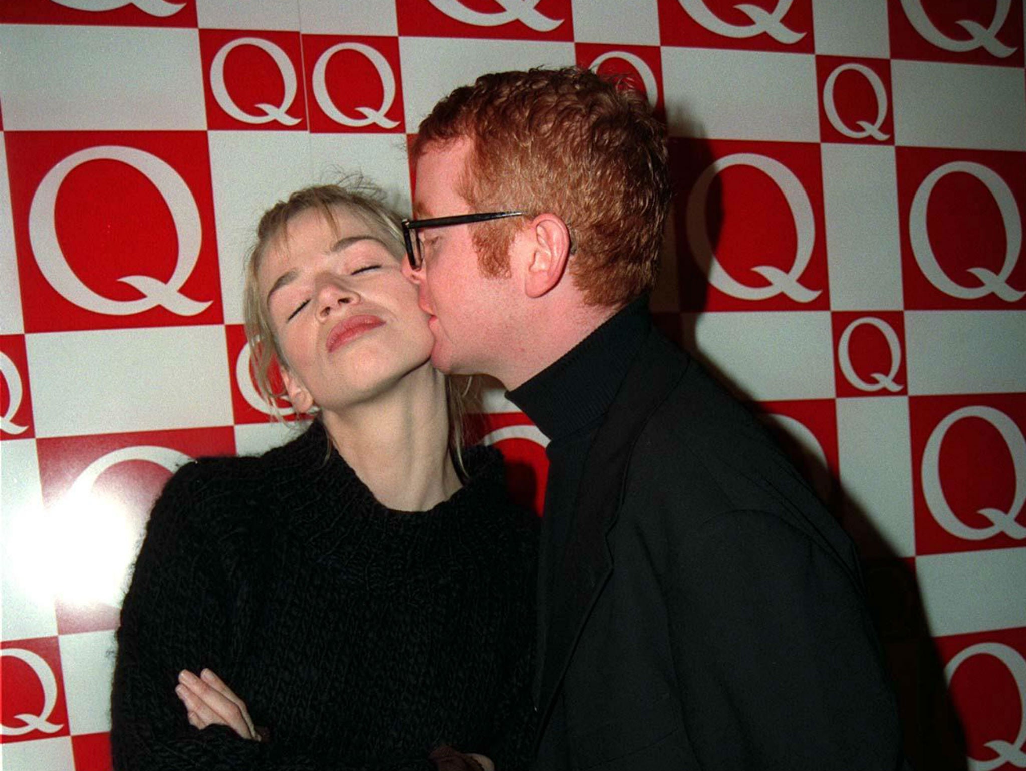 Zoe Ball and Chris Evans at the Q Awards in 1997