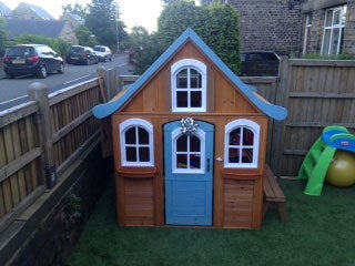 The Wendy house was 1.75m tall