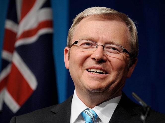 Kevin Rudd first became Prime Minister of Australia in 2007