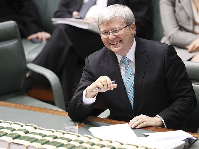 Kevin Rudd became Prime Minister of Australia for a second time in 2013