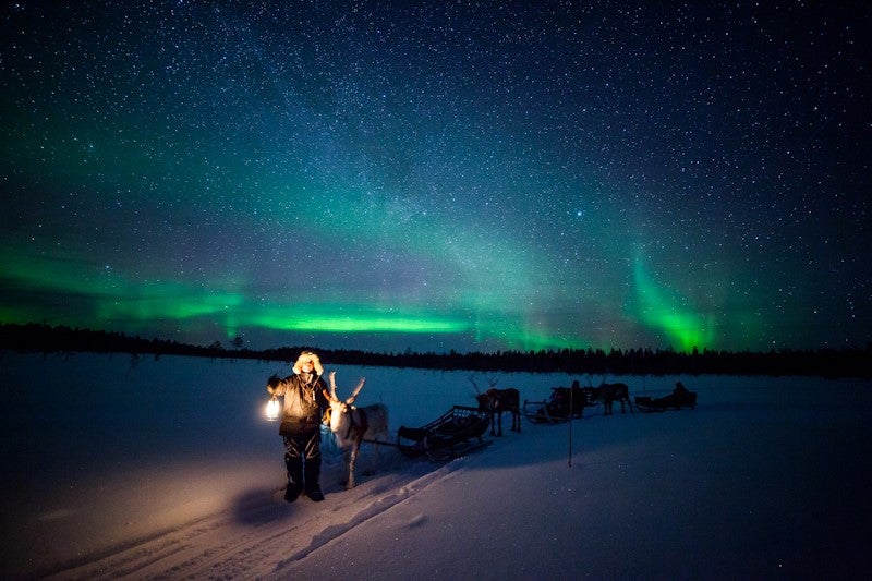 One lucky person in the UK could find themselves working under the elusive northern lights this winter (via Verypcc/100 Days Of Polar Night Magic)