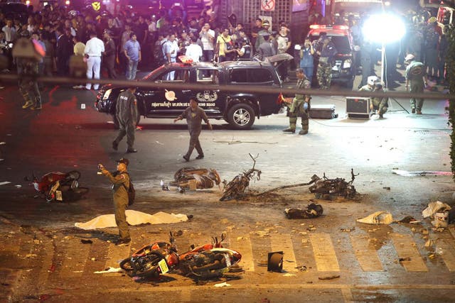 Last month's bombing of a shrine in Bangkok killed 20 people