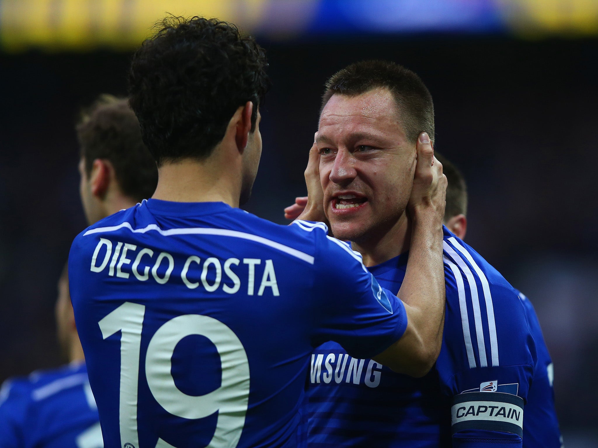 Claims of a bust-up between John Terry and Diego Costa have been dismissed by the club