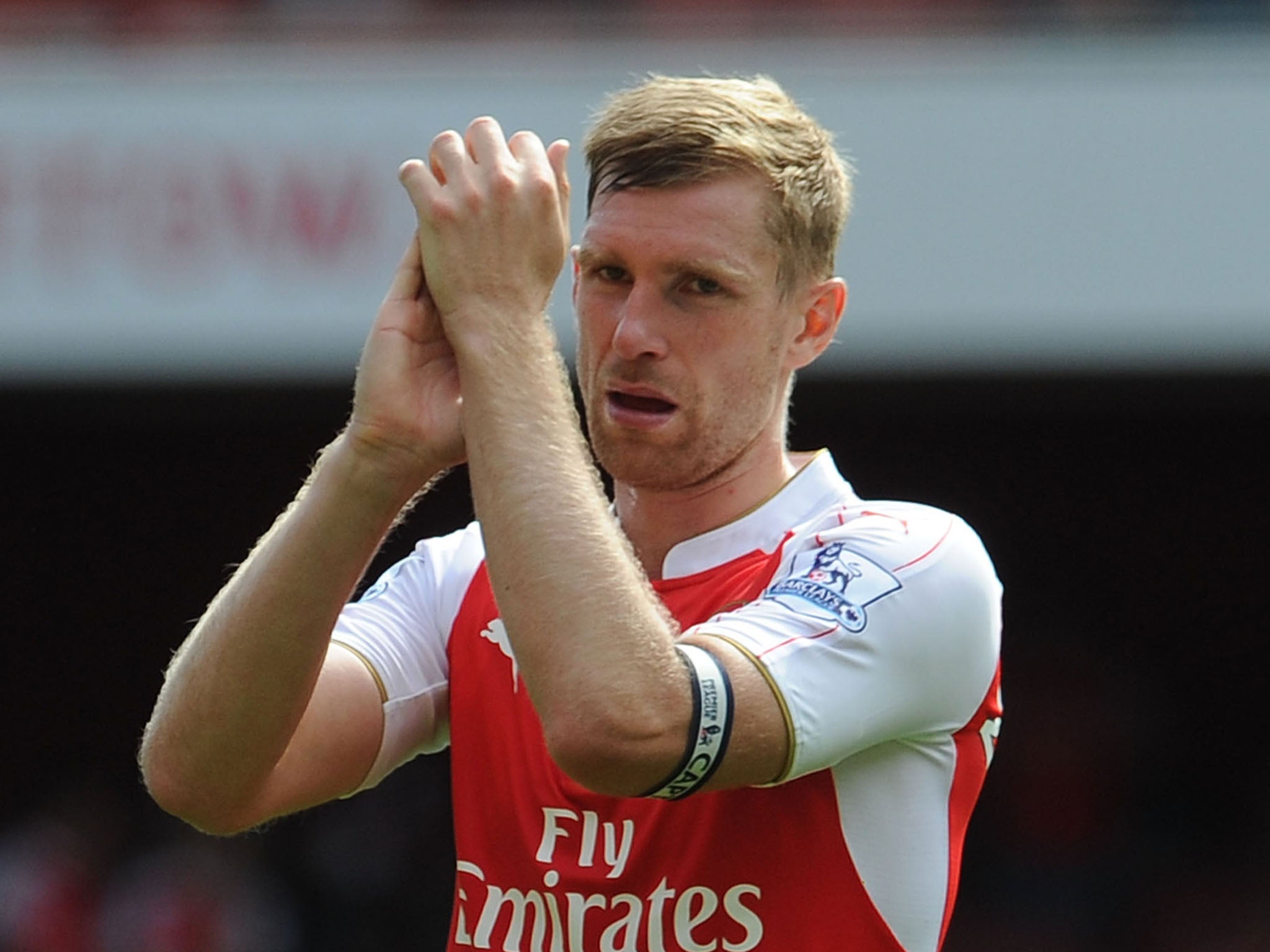 Per Mertesacker has been out of contention with a virus since mid-August