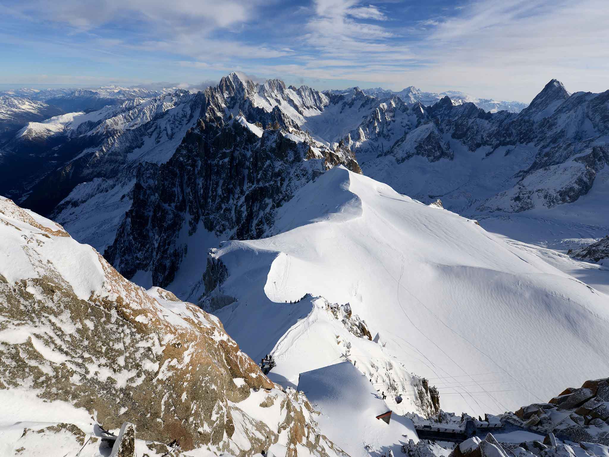 Search and rescue teams, including two helicopters, are in the area after an avalanche in the French Alps