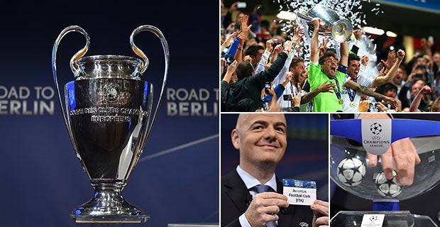 The draw for the Champions League quarter-finals
