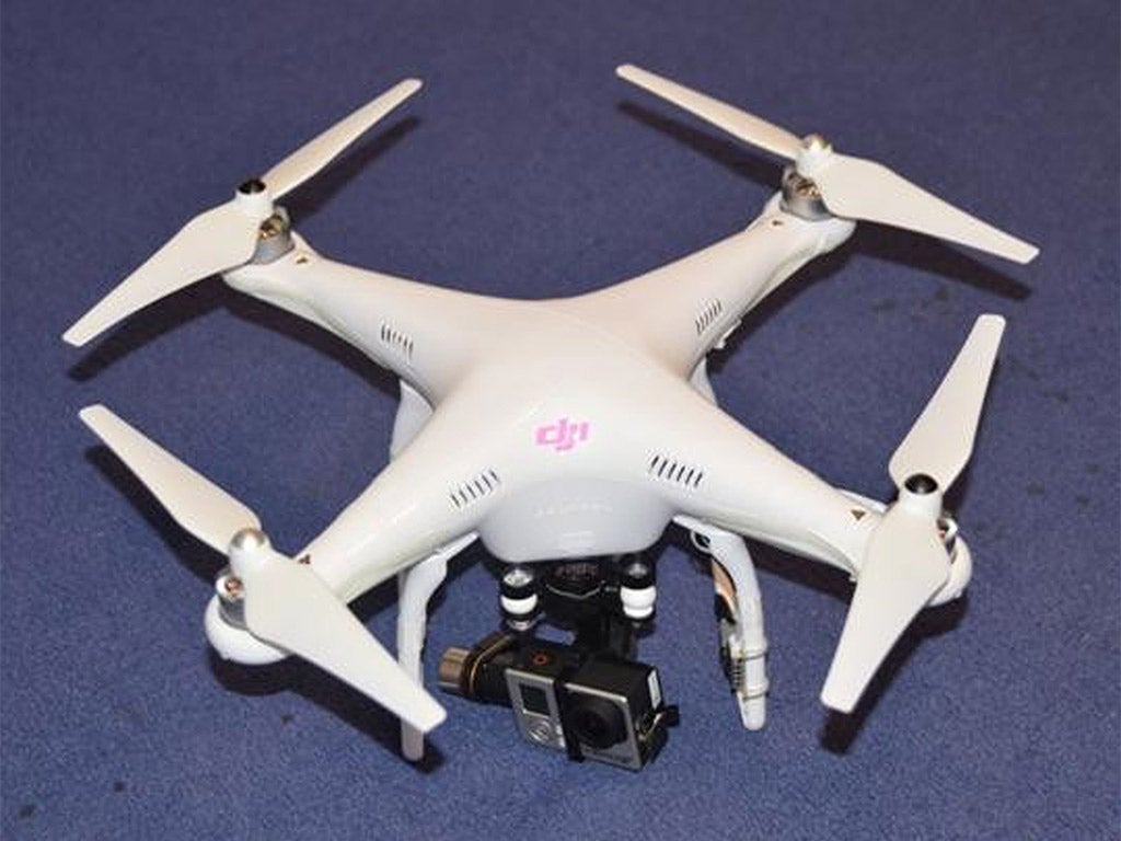 The drone belonging to Nigel Wilson