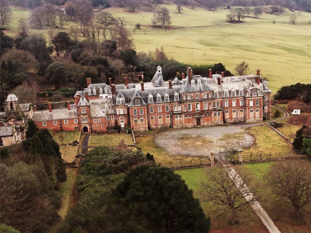 Kinmel Hall has been named one of the 10 most endangered Victorian and Edwardian structures in the UK