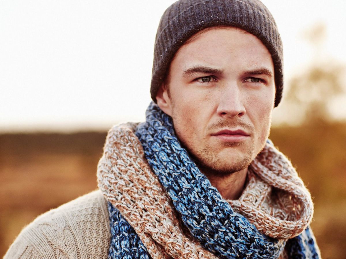 Wool deals scarf mens