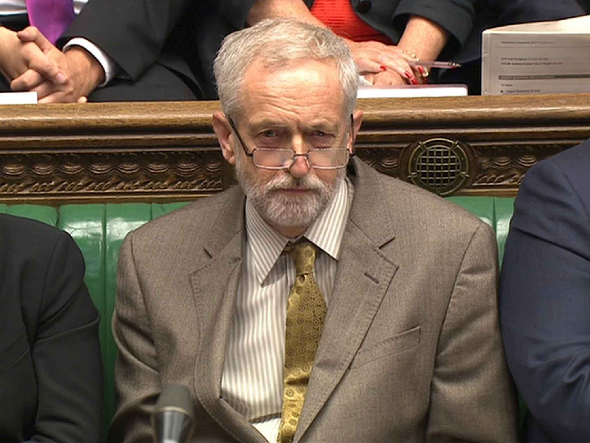 Jeremy Corbyn takes part in his first Prime Minister's Questions