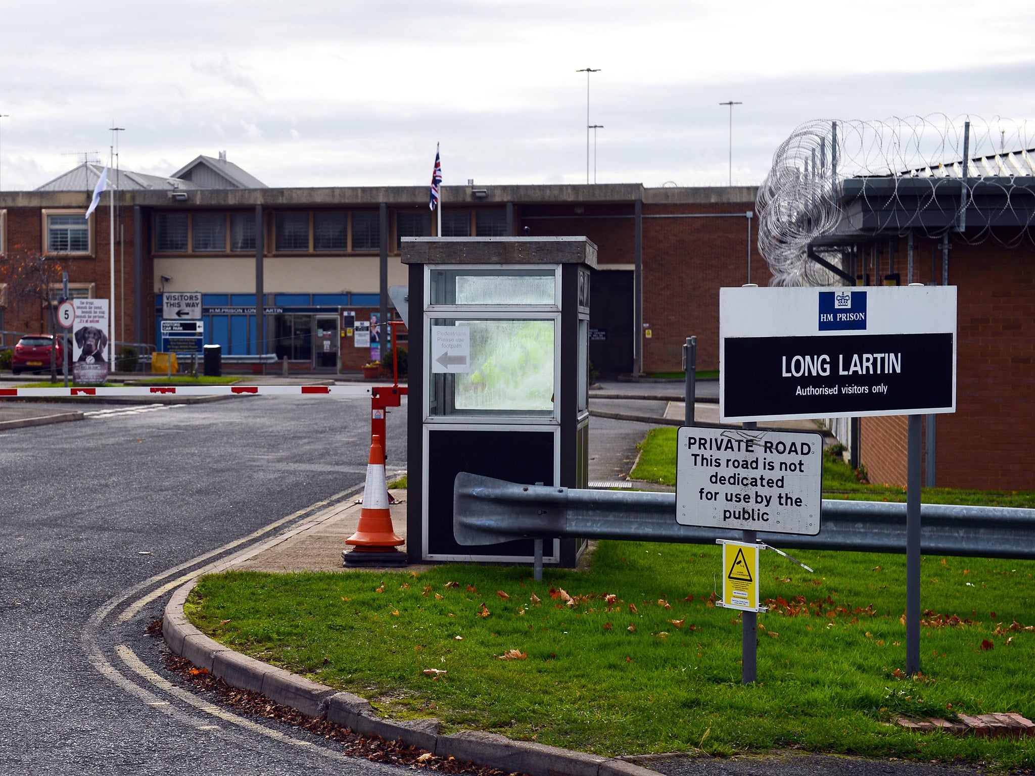 A drone was recently spotted over HMP Long Lartin in Worcestershire (Getty)