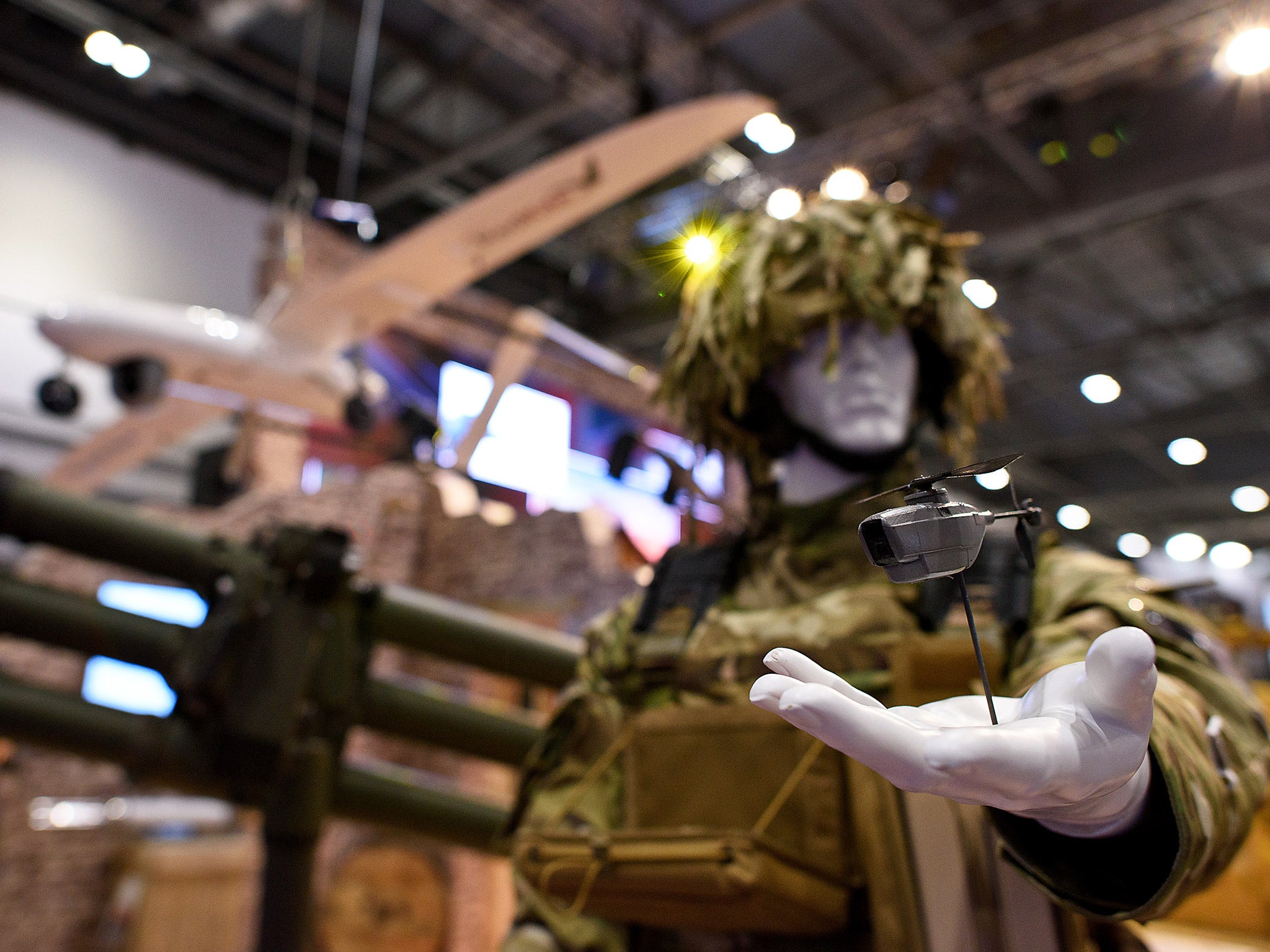 NOMS were speaking at the DSEI event, which is currently running at Excel in London (Getty)