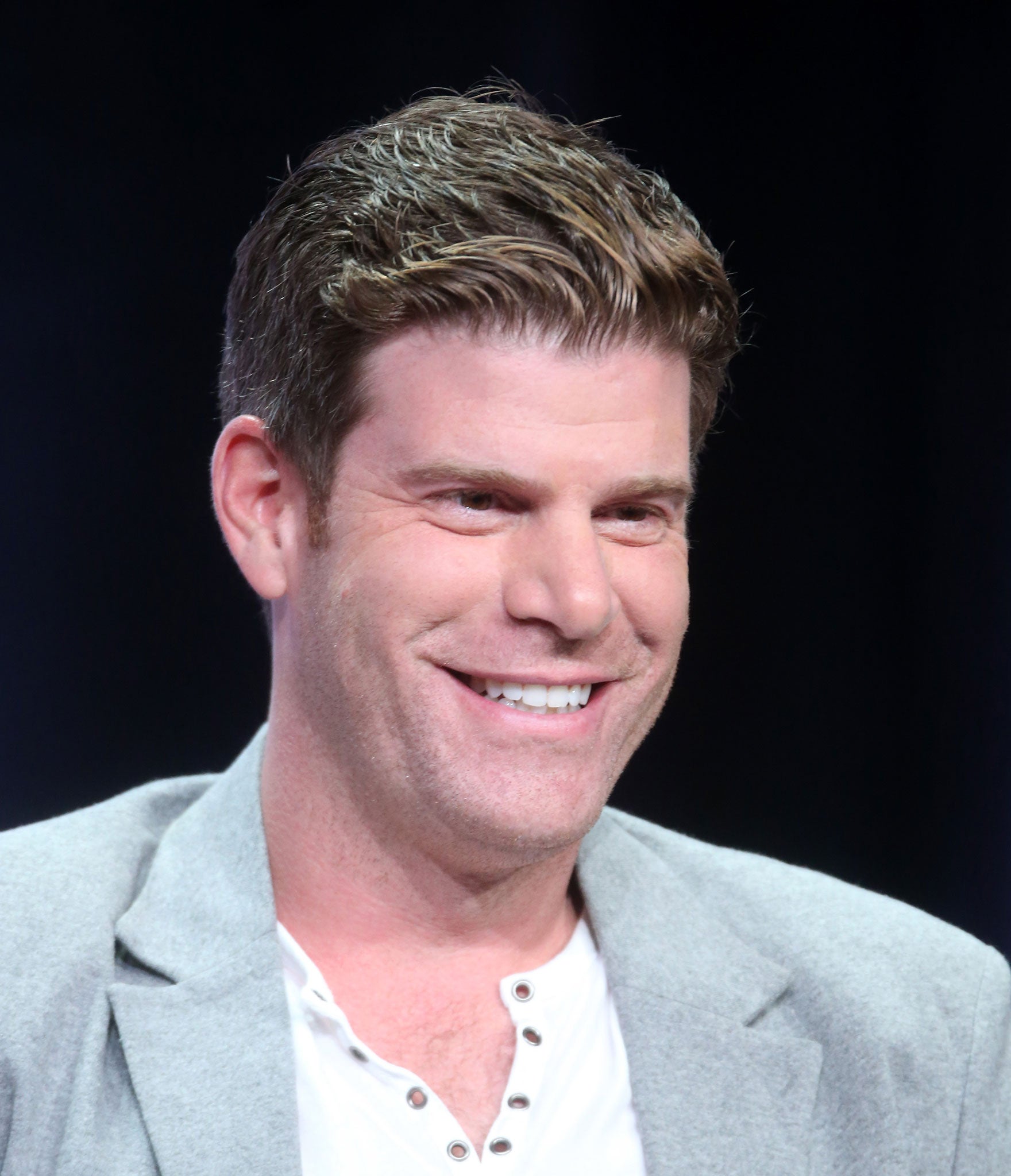 Stephen Rannazzisi speaks onstage during a panel discussion for 'The League'